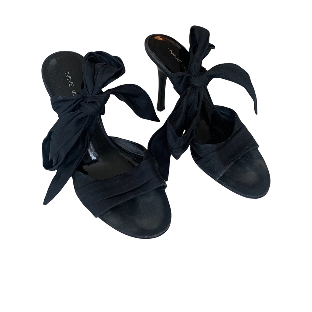 Nine West Heels sexy black dress shoes multi ways 6.5 party casual